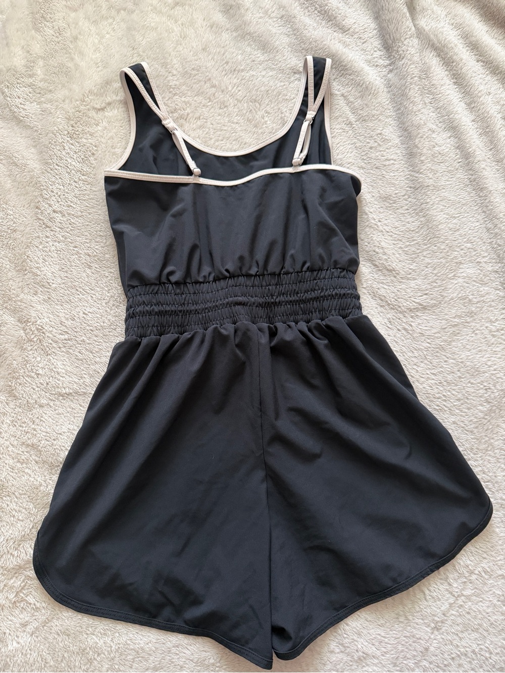 Abercrombie & Fitch Black Cinched Waist Active Romper Size S - Picture 3 of 8